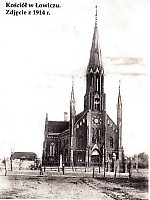 Kościół w Łowiczu - Zdjęcie archiwalne